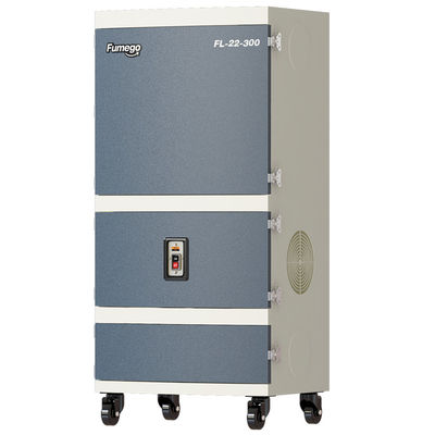 4 طبقات مرشحات 1.5kw جامعي الدخان المحمولة للنقش بالليزر