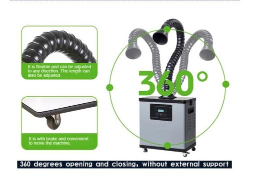 110V موبايل لحام الدخان النازع