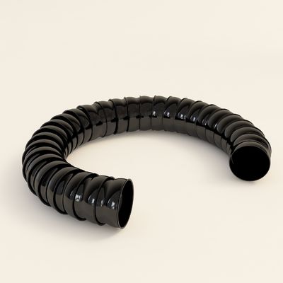 75mm fume Extractor accessories أسود لحام دخان استخراج خرطوم