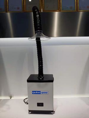 80W Nail Salon Fume Extractor ارتفاع الضغط السلبي 1800pa جامع غبار الأظافر