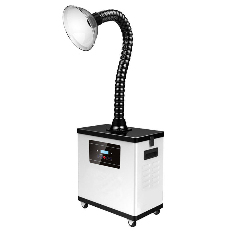 FCC 80W Laser Marking Fume Extractor 250 M3 / H مع 3 طبقات مرشحات
